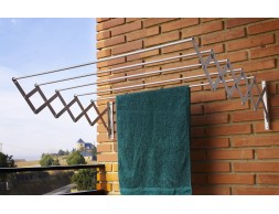 Tendedero Acordeón Ac-120 Aluminio