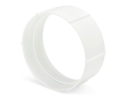 Empalmament Rodó Pvc Blanc
