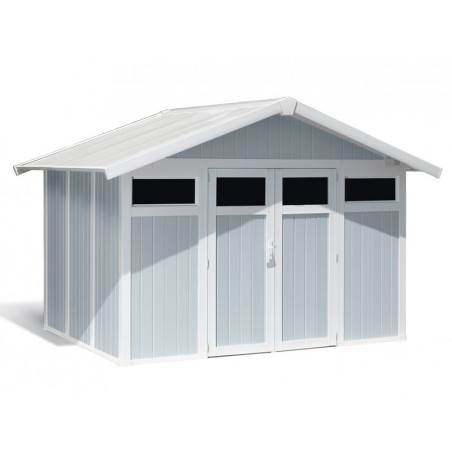 Caseta De Jardí En Resina Utility Gris Blau