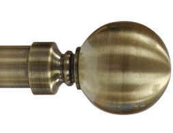 Terminal Cortina Esfera Bronce Eclectic