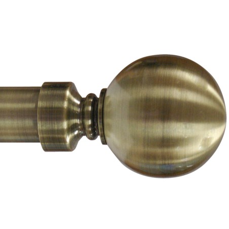 Terminal Cortina Esfera Bronce Eclectic