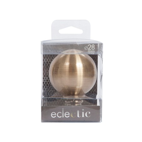 Terminal Cortina Esfera Bronce Eclectic