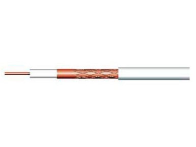 CABLE COAXIAL TV BLANC