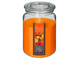 Vela Bote De Vidrio Frutos Exóticos