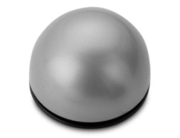 Tope Puerta Adhesivo Flexible Gris Metálico (2un)