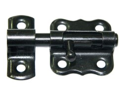 Cerrojo Simple Zincado Negro
