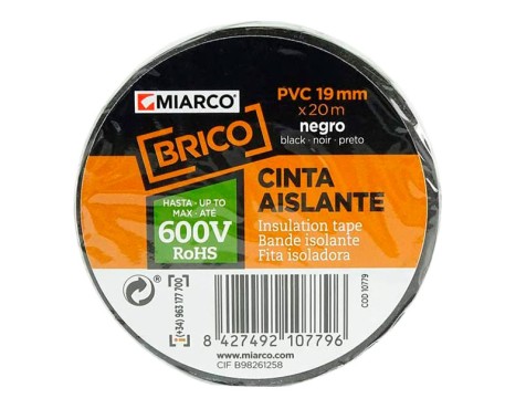 Cinta Aïllant Pvc Negra