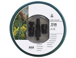Manguera Riego Fitt Idro Color Con Accesorios