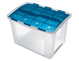Caja De Plástico Home Box Azul