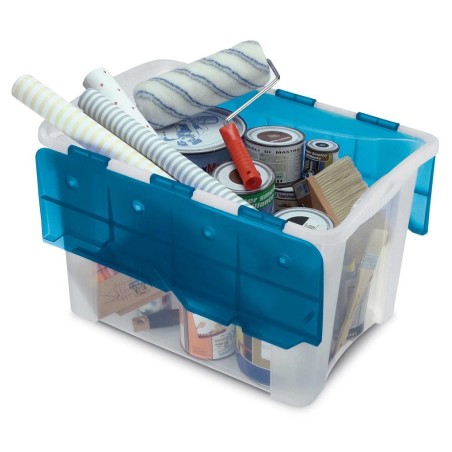 Caja De Plástico Home Box Azul