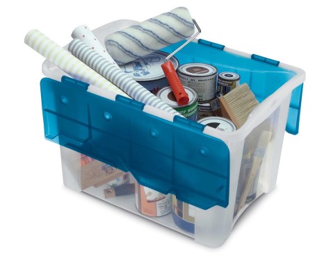 Caixa De Plàstic Home Box Blava