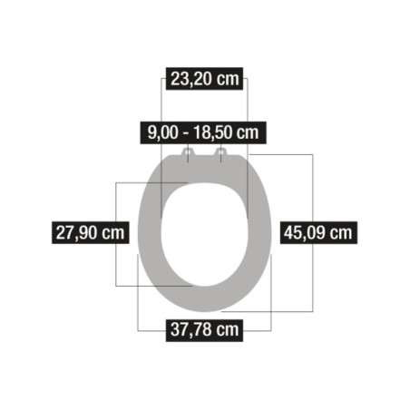 Tapa Wc Tarox Plus Bisagras Inox Caída Lenta