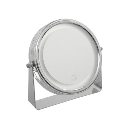 Espejo Aumento Con Led Cromado