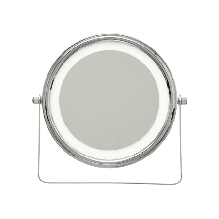 Espejo Aumento Con Led Cromado