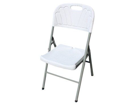 Cadira Plegable Resina Blanca