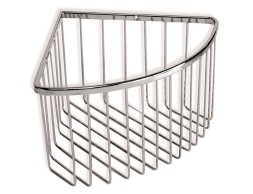 Cesta Ducha Rinconera Acero Y Latón