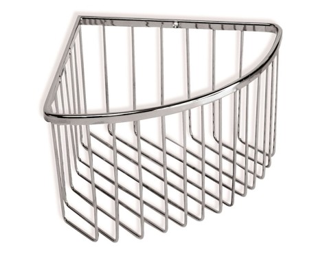 Cesta Ducha Rinconera Acero Y Latón