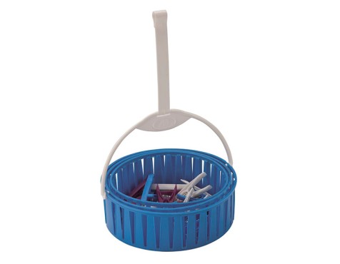 Cesta Pinzas Ropa Extensible Con 25 Pinzas