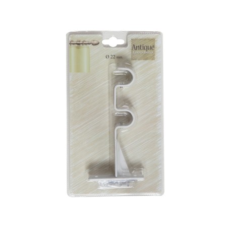 Suport Doble Cortina Blanc Beix Antique