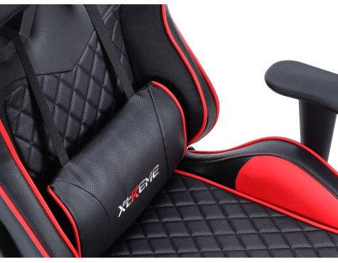 Cadira Gaming x40 Giratoria Negre I Vermella