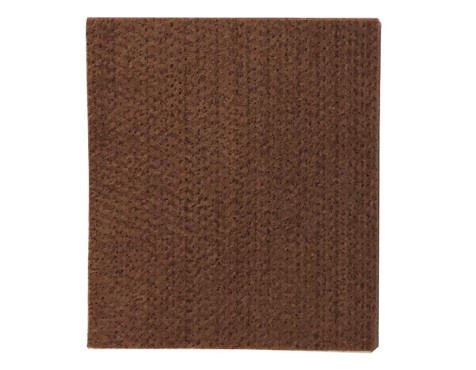 Fieltro Adhesivo Rectangular Marrón