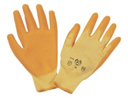 Guantes De Trabajo Poliéster-Algodón-Látex Talla 9