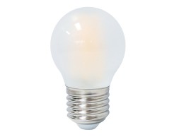 Bombilla Led Opal Filamentos Esférica Luz Cálida