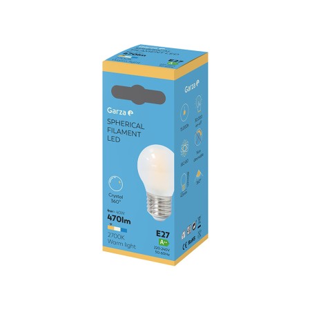 Bombeta Led Opal Filaments Esfèrica Llum Càlida