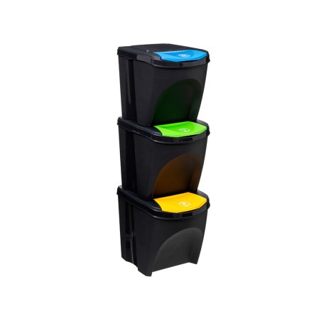 Set 3 Cubells De Reciclatge 25 Litres