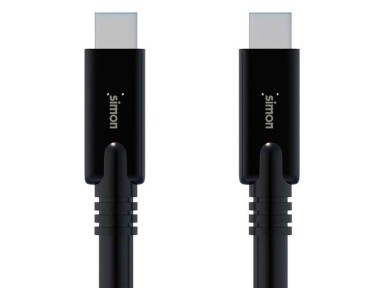 CABLE USB 3.1 C - USB C NEGRE