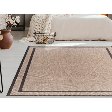 Alfombra Vinílica Living Deco Vinilo Marrón