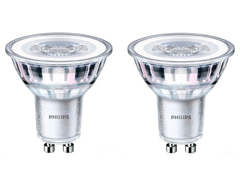 Pack 2 Bombetes Led gu10 Philips Llum Càlida