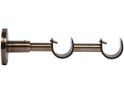 Soporte Doble Cortina Bronce Eclectic