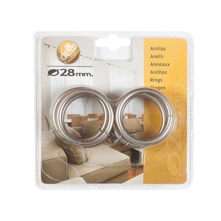 Anilla Gancho Cortina Plata Ideas 28 (8un)
