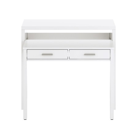 Escritorio Desplazable 2 Cajones Blanco Artik