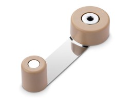 Tope Retenedor Giratorio Metálico Beige