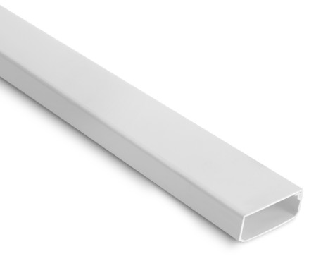 Canaleta Tapa Bisagra Blanca