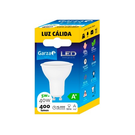 Bombeta Led gu10 Garza Llum Càlida