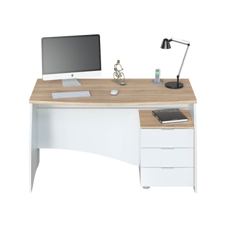 Escritorio Argon Roble Canadian Blanco Artik
