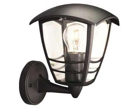 Aplique Ascendente Exterior Philips Creek Negro