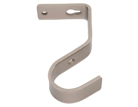 Soporte Techo Cortina Plata Ferro Wood