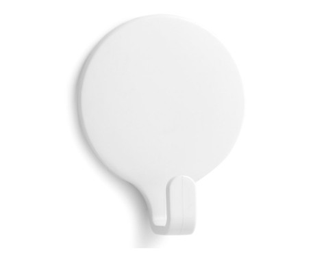 Colgador Circular Adhesivo Blanco (2un)