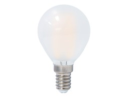 Bombilla Led Opal Filamentos Esférica Luz Fría