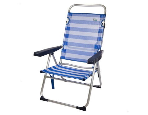 Cadira Plegable Multiposicions Alumini Marinera