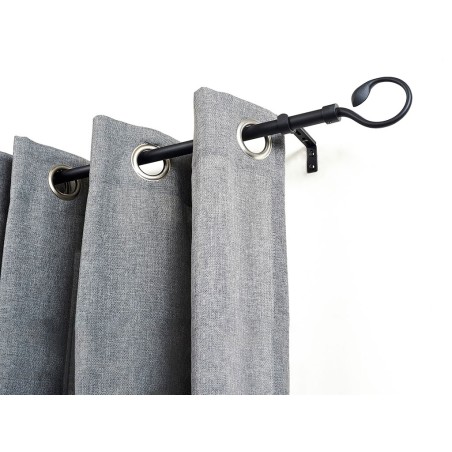 Kit Barra Extensible Cortina Hiedra Negra