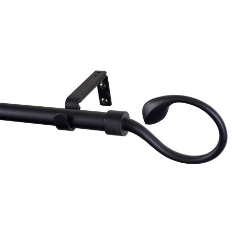 Kit Barra Extensible Cortina Hiedra Negra