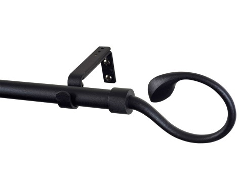 Kit Barra Extensible Cortina Hiedra Negra