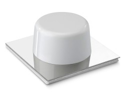 Tope Puerta Adhesivo Blanco (2un)