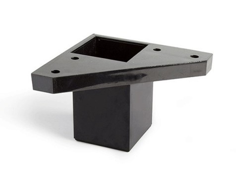 Pota Moble Abs Quadrada Negre 40X40X60Mm
