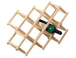 Botellero Plegable De Madera